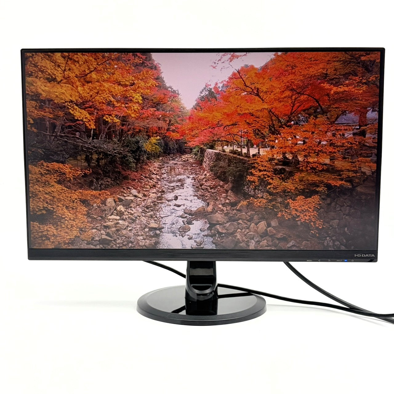【中古モニター】23.8インチ メーカー I-ODATA 型番 LCD-MF245XDB 入力端子 HDMI D-Sub Displayport 解像度 1920x1080 Cランク 中古 液晶 モニター PC ディスプレイ