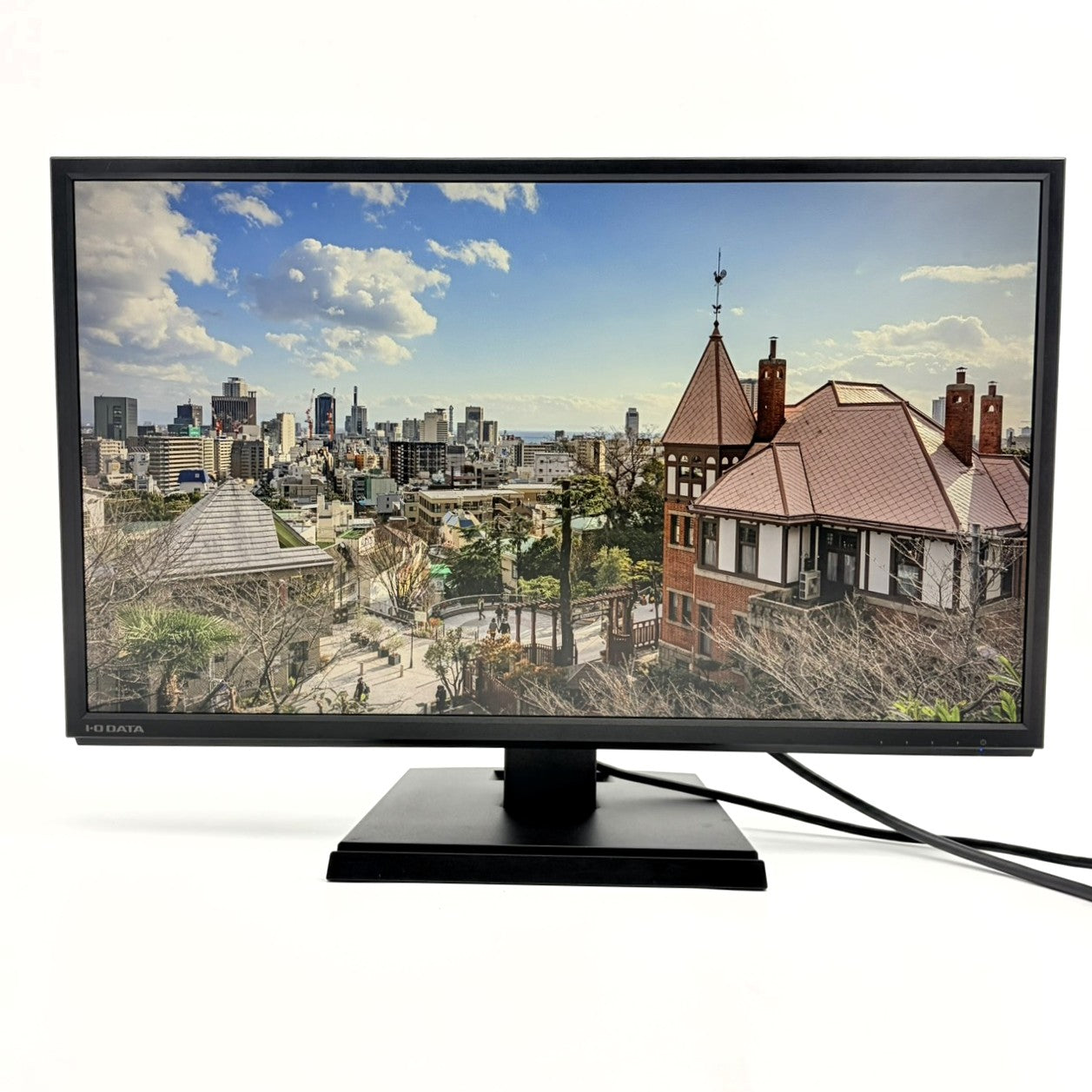 【中古モニター】23.8インチ メーカー I-ODATA 型番 LCD-DF241EDB 入力端子 HDMI D-Sub Displayport 解像度 1920x1080 Cランク 中古 液晶 モニター PC ディスプレイ