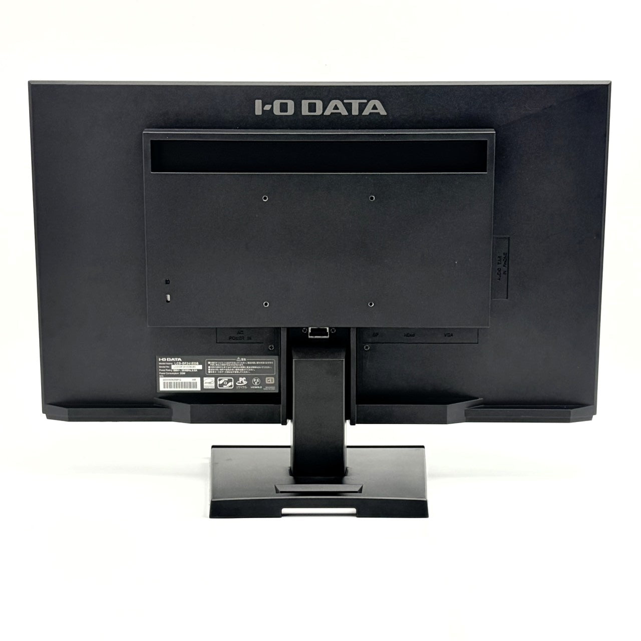 【中古モニター】23.8インチ メーカー I-ODATA 型番 LCD-DF241EDB 入力端子 HDMI D-Sub Displayport 解像度 1920x1080 Cランク 中古 液晶 モニター PC ディスプレイ