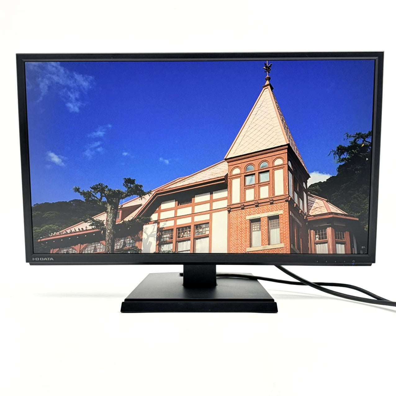 【中古モニター】23.8インチ メーカー I-ODATA 型番 LCD-AH241XDB 入力端子 HDMI D-Sub 解像度 1920x1080 Cランク 中古 液晶 モニター PC ディスプレイ