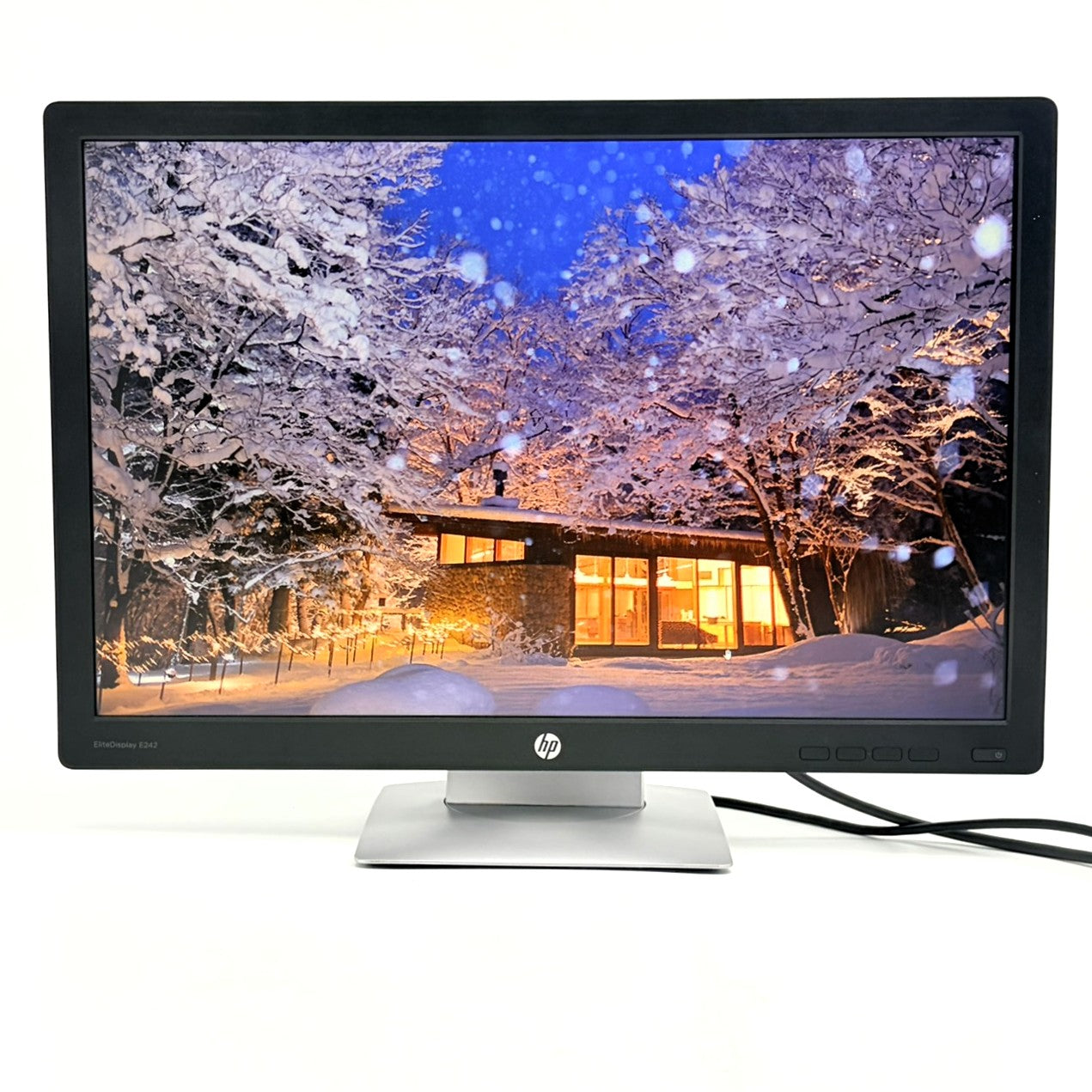 【中古モニター】24インチ メーカー HP 型番 E242 入力端子 D-Sub HDMI Displayport 解像度 1920x1080 Bランク 中古 液晶 モニター PC ディスプレイ