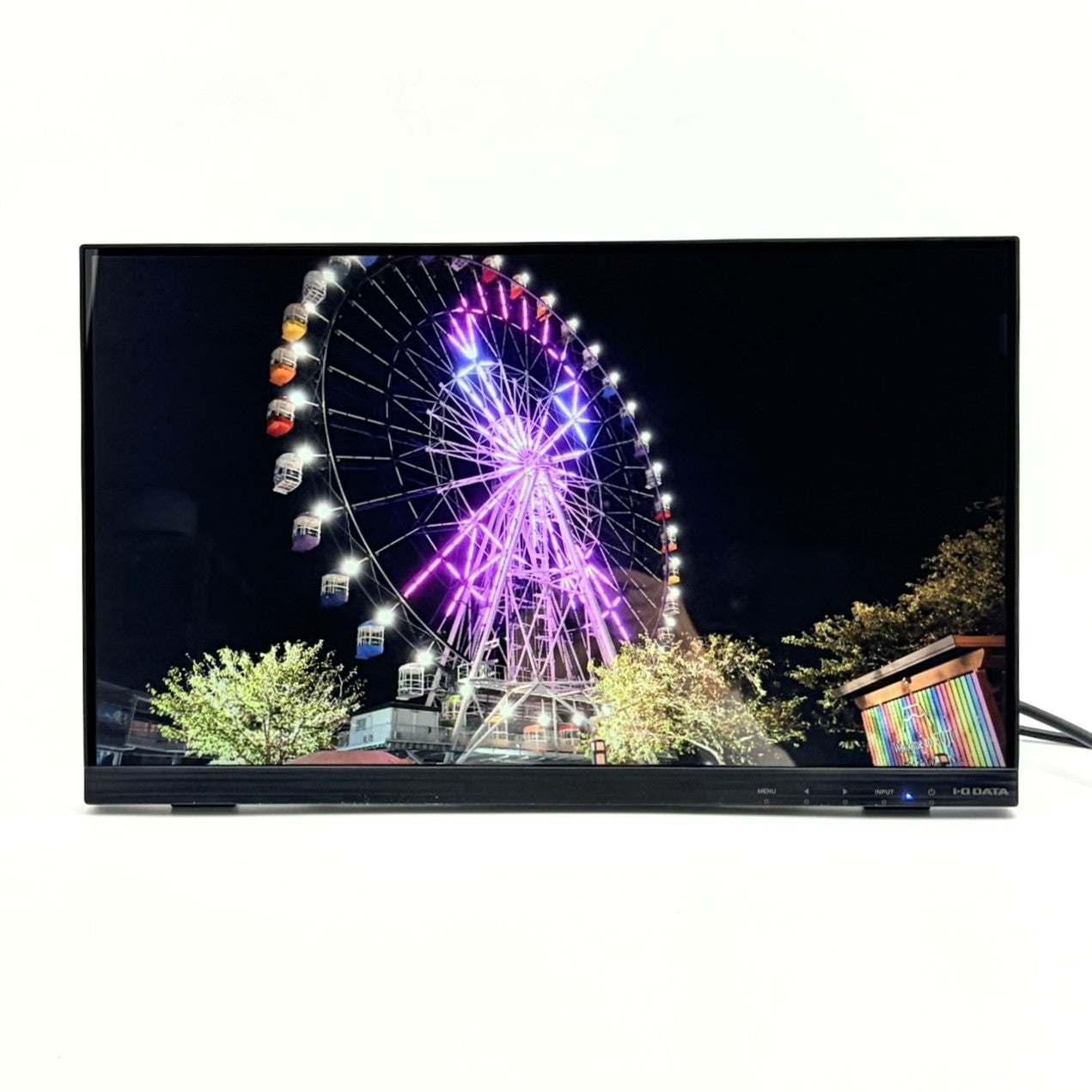 【中古モニター】21.5インチ メーカー I-O DATA 型番 LCD-MF224FDB-T 入力端子 HDMI D-Sub DVI 解像度 1920x1080 Aランク 中古 液晶 モニター PC ディスプレイ