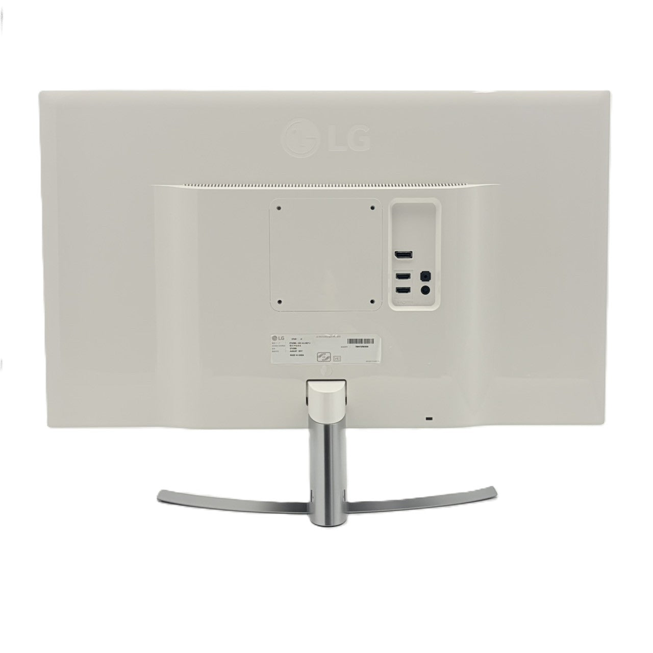 【中古モニター】27インチ メーカー LG 型番 27UD68-W 入力端子 HDMI Displayport 解像度 3840x2160 Aランク 中古 液晶 モニター PC ディスプレイ
