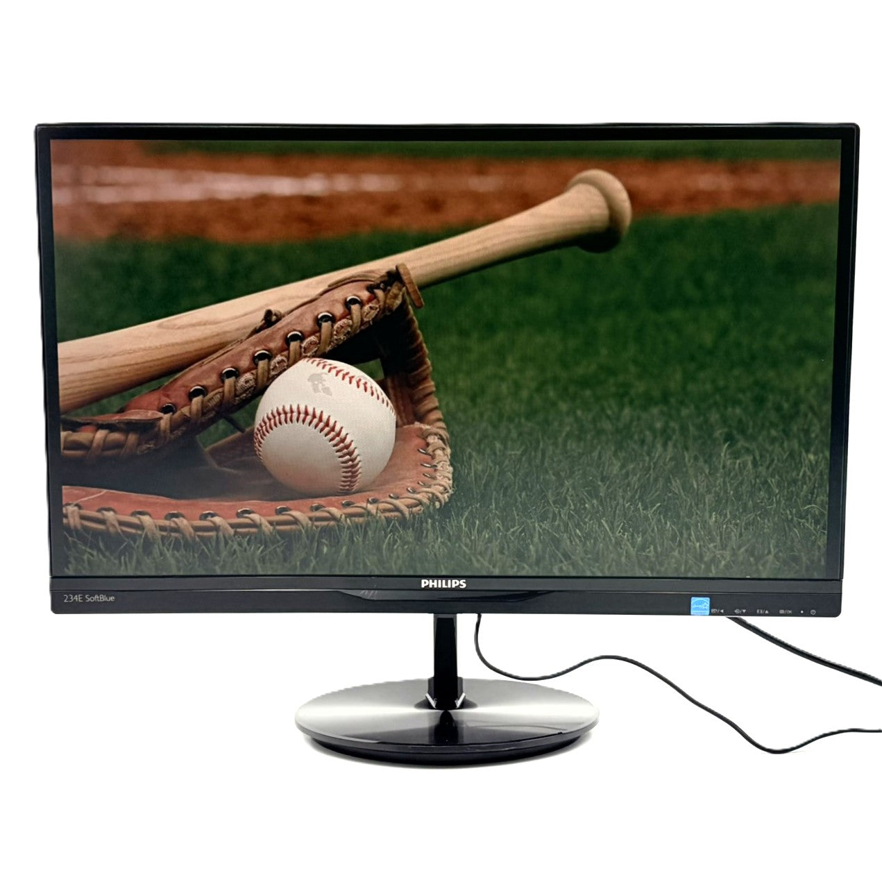 【中古モニター】23インチ メーカー PHILIPS 型番 234E5EDSB/11 入力端子 HDMI D-Sub DVI 解像度 1920x1080 Bランク 中古 液晶 モニター PC ディスプレイ