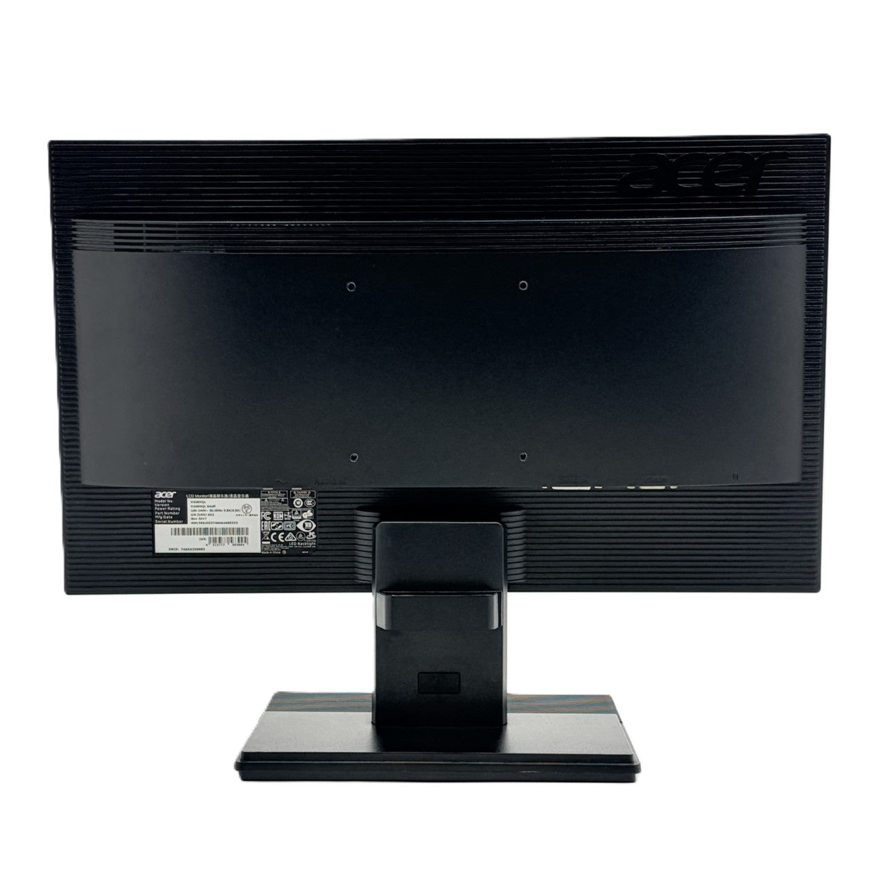 【中古モニター】19.5インチ メーカー Acer 型番 V206HQL 入力端子D-Sub DVI 解像度 1600x900 Cランク 中古 液晶 モニター PC ディスプレイ