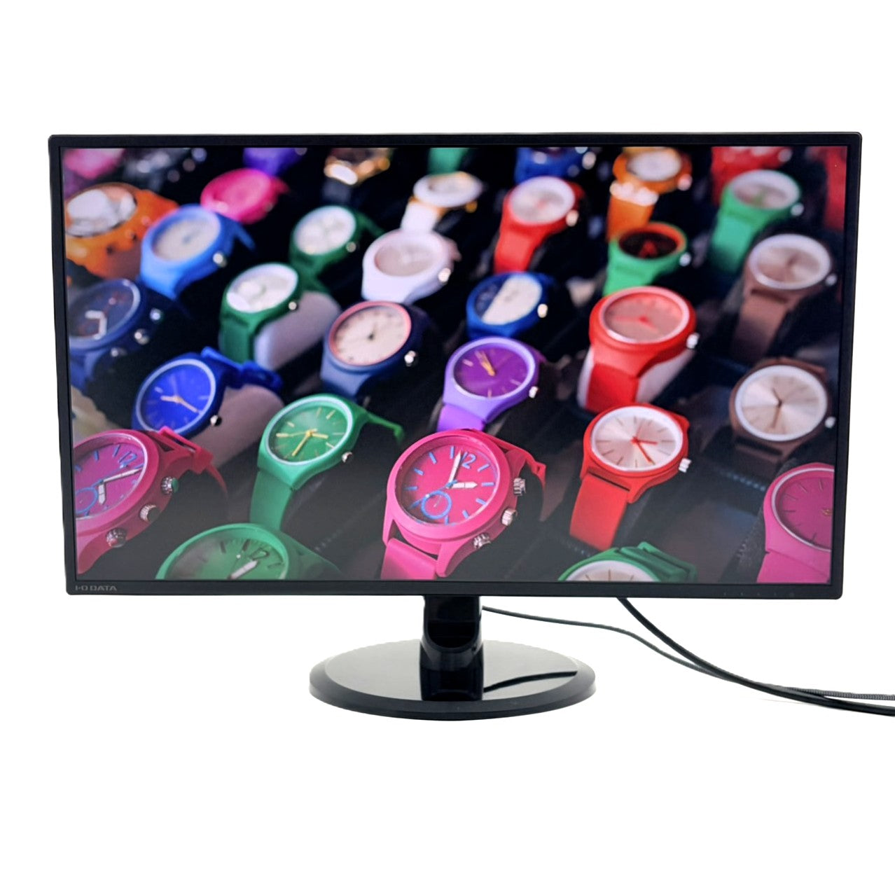 【中古モニター】27インチ メーカー I-ODATA 型番LCD-MQ271XDB 入力端子 HDMI Displayport 解像度 2560x1440 Aランク 中古 液晶 モニター PC ディスプレイ