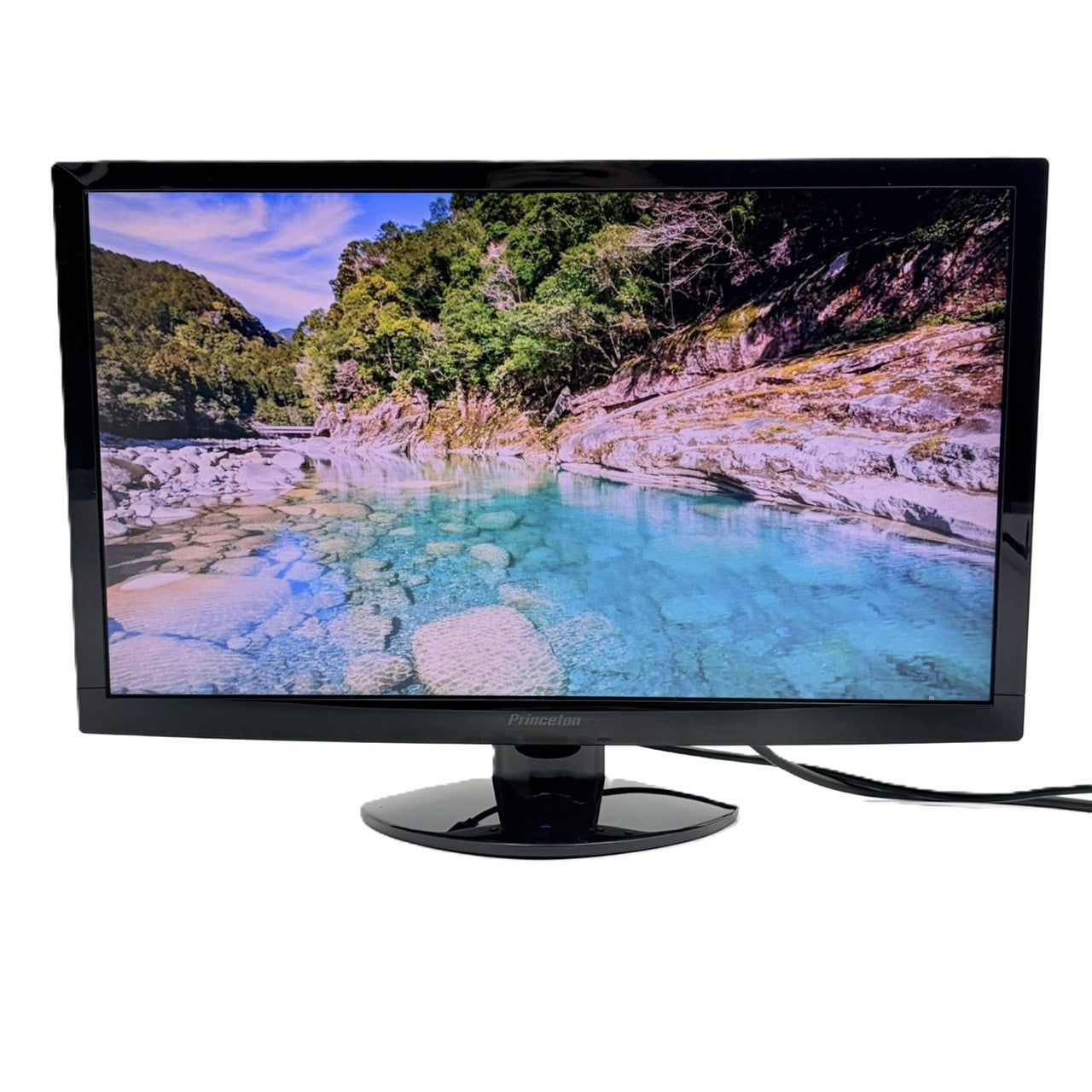【中古モニター】23インチ メーカー PRINCETON 型番 PTFBNF-23W 入力端子 D-Sub DVI 解像度 1920x1080 Bランク 中古 液晶 モニター PC ディスプレイ