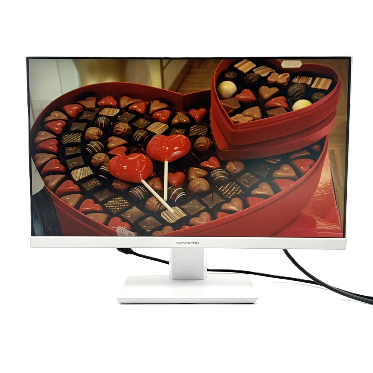 【中古モニター】23.8インチ メーカー PRINCETON 型番 PTFWFE-24W 入力端子 HDMI D-Sub DVI Displayport 解像度 1920x1080 Aランク 中古 液晶 モニター PC ディスプレイ