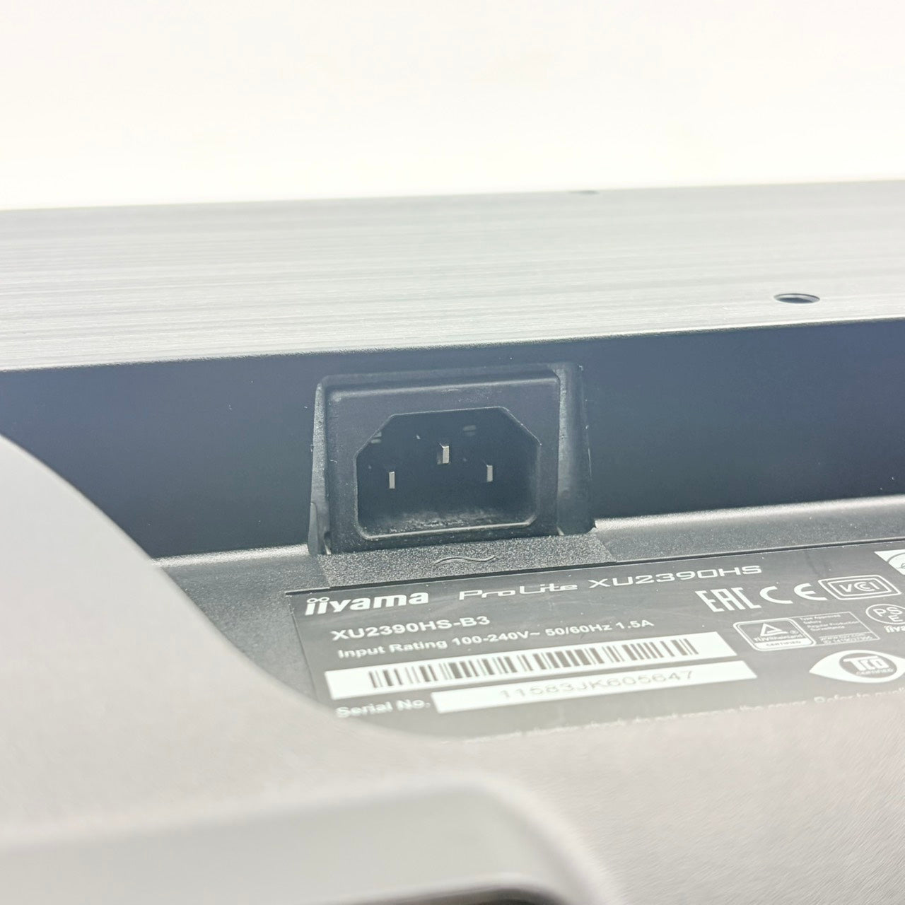 【中古モニター】23インチ メーカー iiyama 型番 XU2390HS-B3 入力端子 HDMI D-Sub DVI 解像度 1920x1080 Cランク 中古 液晶 モニター PC ディスプレイ