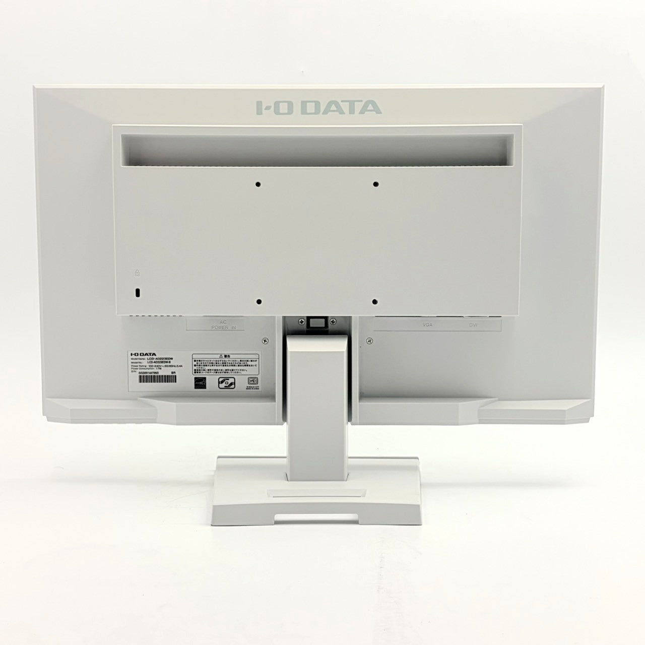【中古モニター】21.5インチ メーカー I-O DATA 型番 LCD-AD223EDW 入力端子 D-Sub DVI 解像度 1920x1080 Cランク 中古 液晶 モニター PC ディスプレイ