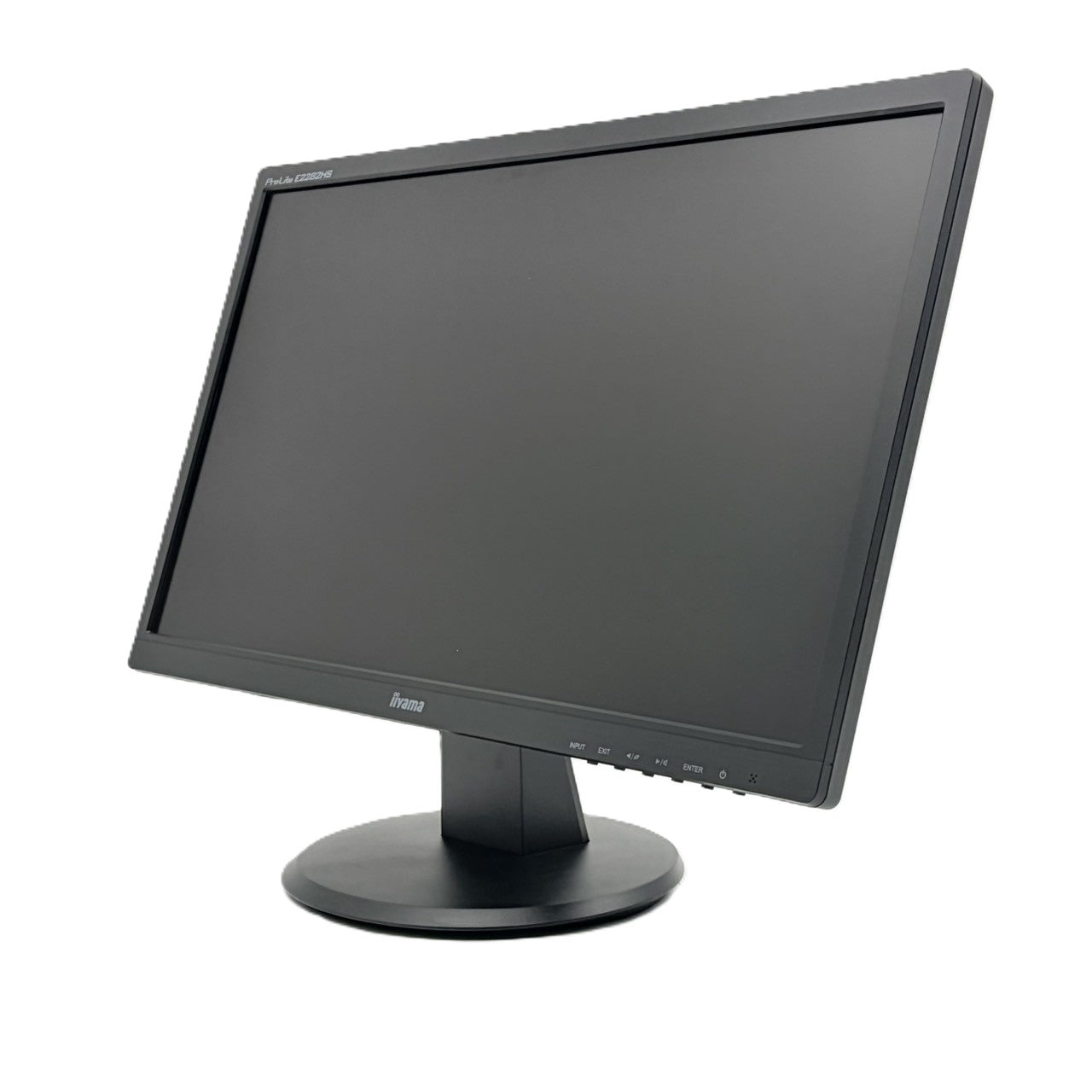 【中古モニター】21.5インチ メーカー iiyama 型番 E2282HS-B1 入力端子 HDMI D-Sub DVI 解像度 1920×1080 Aランク 中古 液晶 モニター PC ディスプレイ