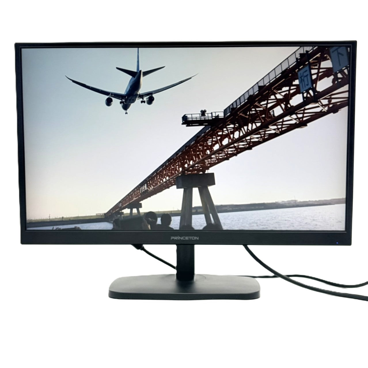 【中古モニター】23.6インチ メーカー PRINCETON 型番 PTFBDE-24W 入力端子 HDMI D-Sub DVI 解像度 1920x1080 Bランク 中古 液晶 モニター PC ディスプレイ