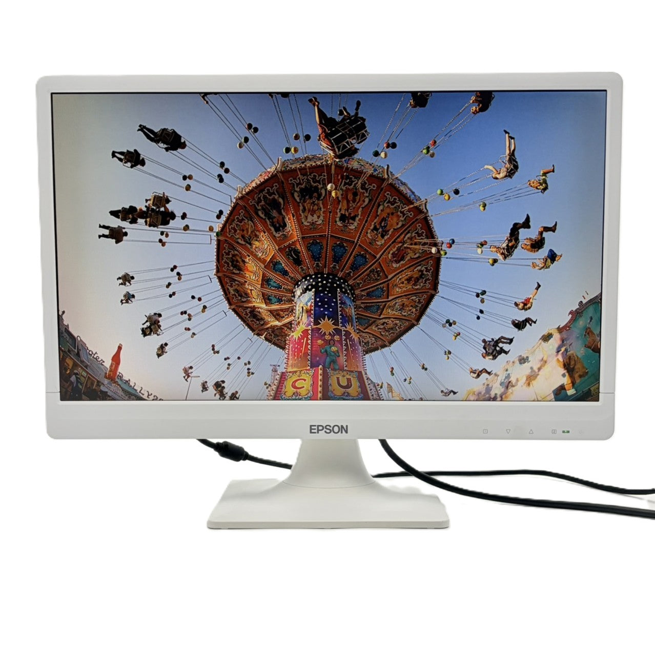 【中古モニター】21.5インチ メーカー EPSON 型番 LD22W82L 入力端子 HDMI D-Sub DVI 解像度 1920x1080 Bランク 中古 液晶 モニター PC ディスプレイ
