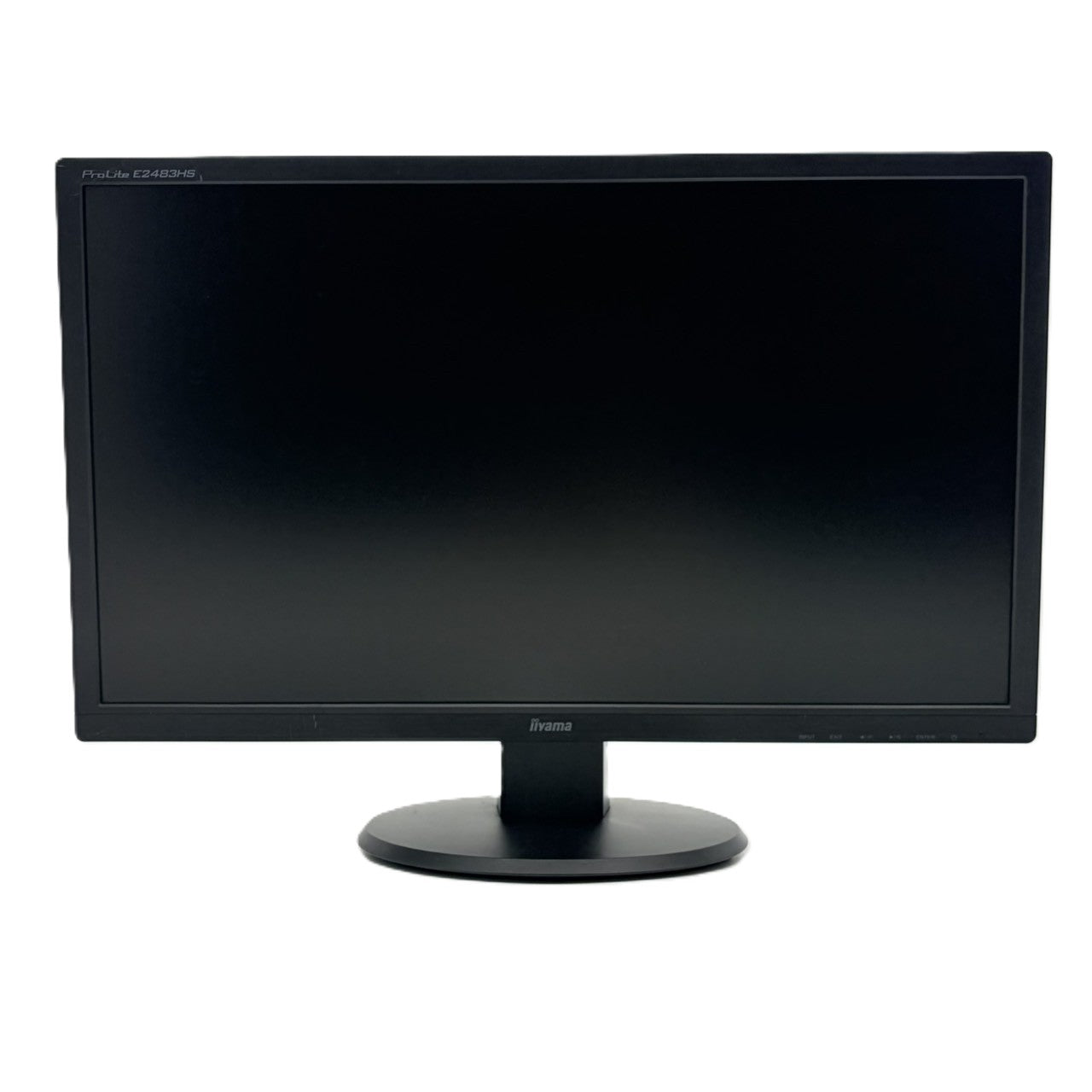 【中古モニター】24インチ メーカー iiyama 型番 E2483HS-B3 入力端子 HDMI D-Sub Displayport 解像度 1920x1080 Cランク 中古 液晶 モニター PC ディスプレイ