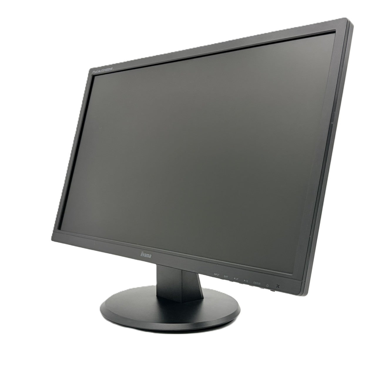 【中古モニター】24インチ メーカー iiyama 型番 E2483HS-B3 入力端子 HDMI D-Sub Displayport 解像度 1920x1080 Cランク 中古 液晶 モニター PC ディスプレイ