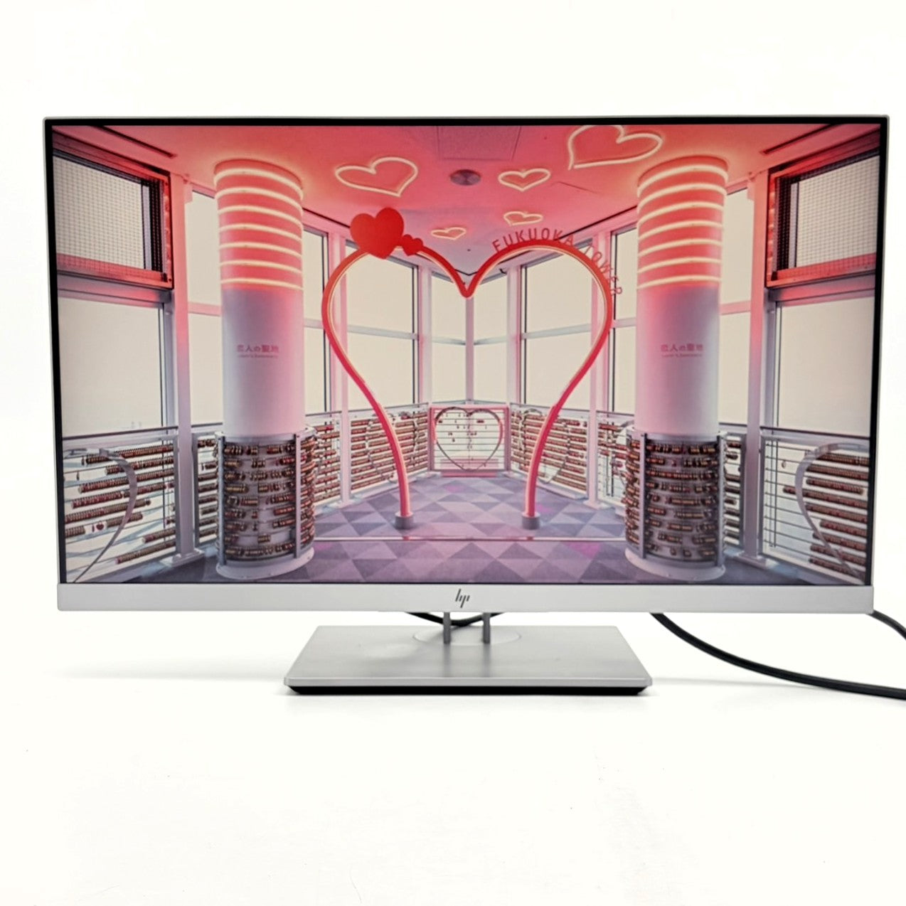 【中古モニター】23.8インチ メーカー HP 型番 E243 入力端子 HDMI D-Sub Displayport 解像度 1920x1080 Cランク 中古 液晶 モニター PC ディスプレイ