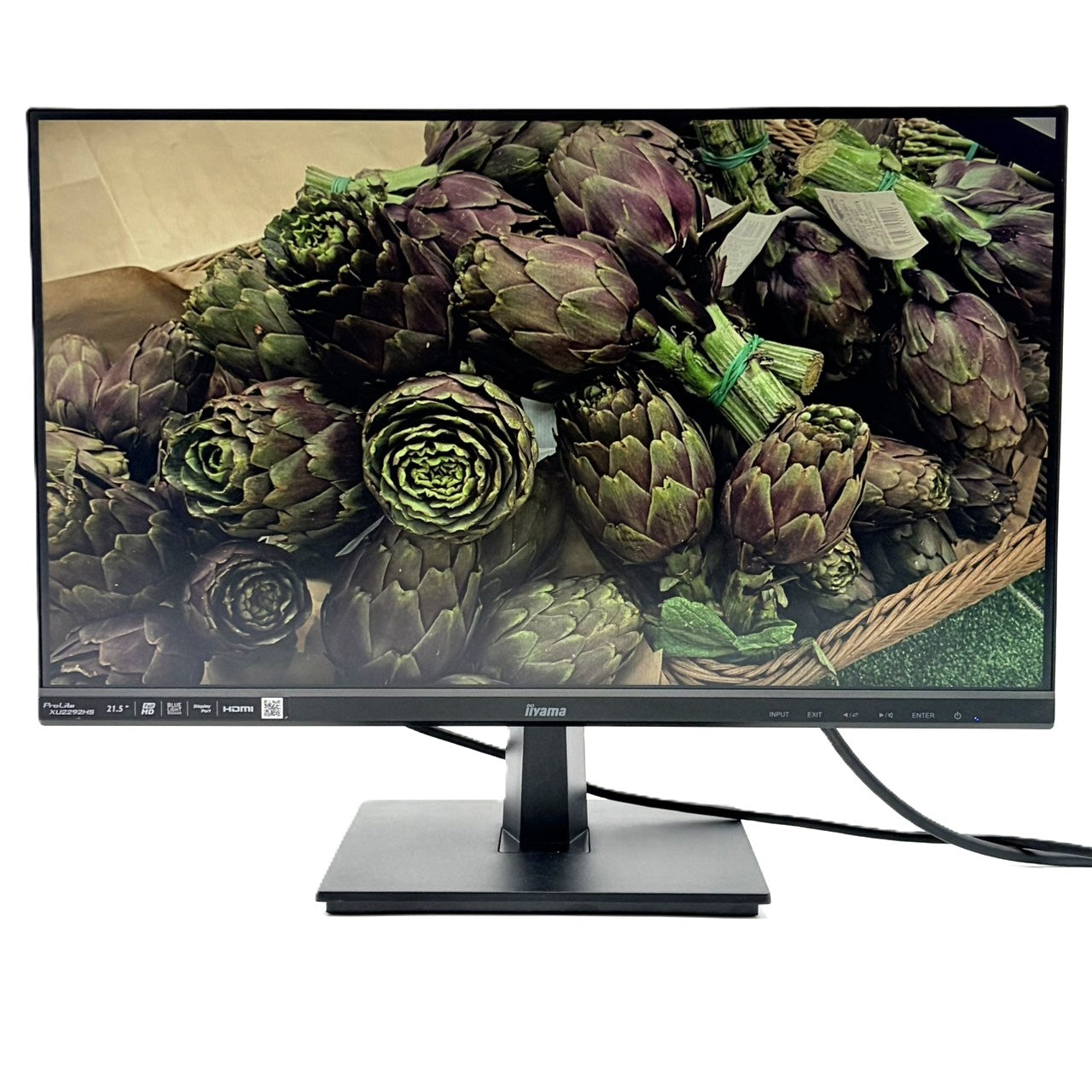【中古モニター】21.5インチ メーカー iiyama 型番 XU2292HS-B1 入力端子 HDMI D-Sub DisplayPort 解像度 1920x1080 Aランク 中古 液晶 モニター PC ディスプレイ