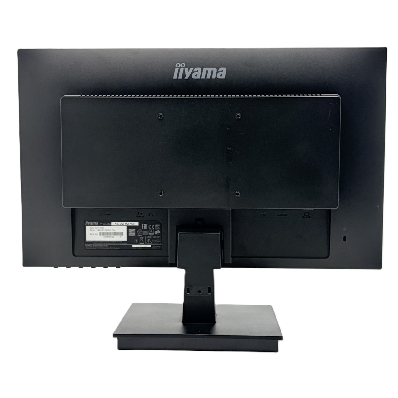 【中古モニター】21.5インチ メーカー iiyama 型番 XU2292HS-B1 入力端子 HDMI D-Sub DisplayPort 解像度 1920x1080 Cランク 中古 液晶 モニター PC ディスプレイ