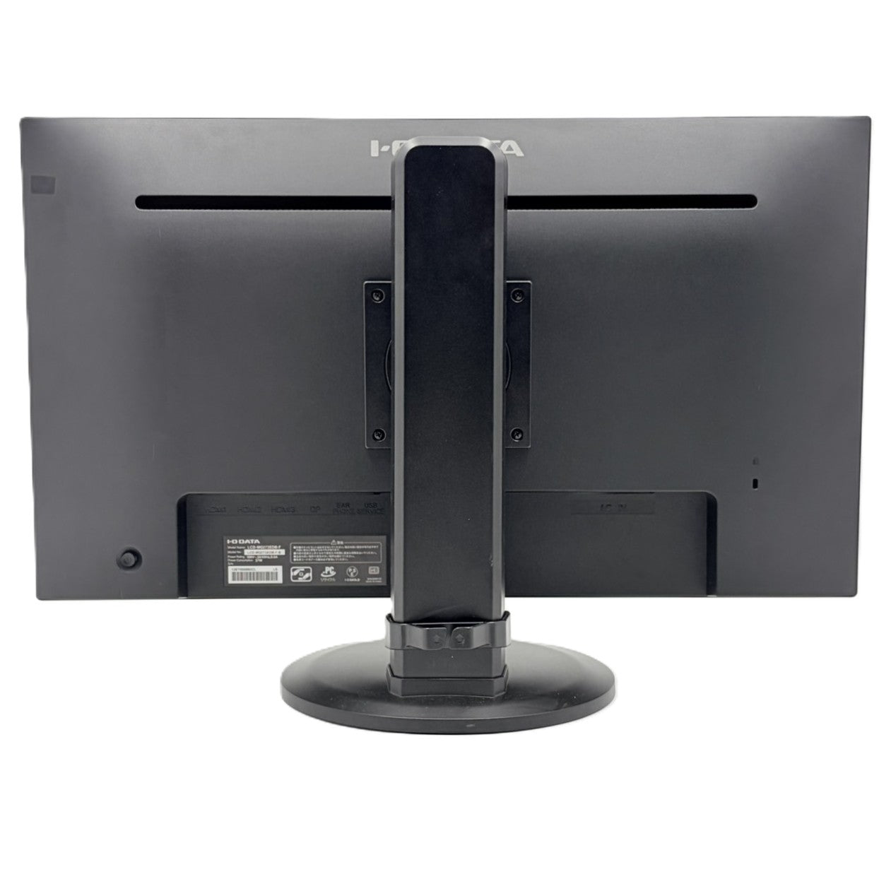 【中古モニター】27インチ メーカー I-ODATA 型番 LCD-MQ272EDB-F 入力端子 HDMI Displayport 解像度 2560x1440 Cランク 中古 液晶 モニター PC ディスプレイ