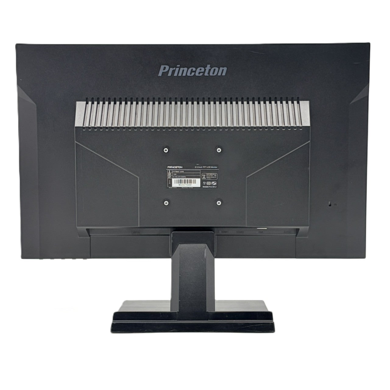 【中古モニター】21.5インチ メーカー PRINCETON 型番 PTFBKF-22W 入力端子 HDMI D-Sub 解像度 1920x1080 Bランク 中古 液晶 モニター PC ディスプレイ