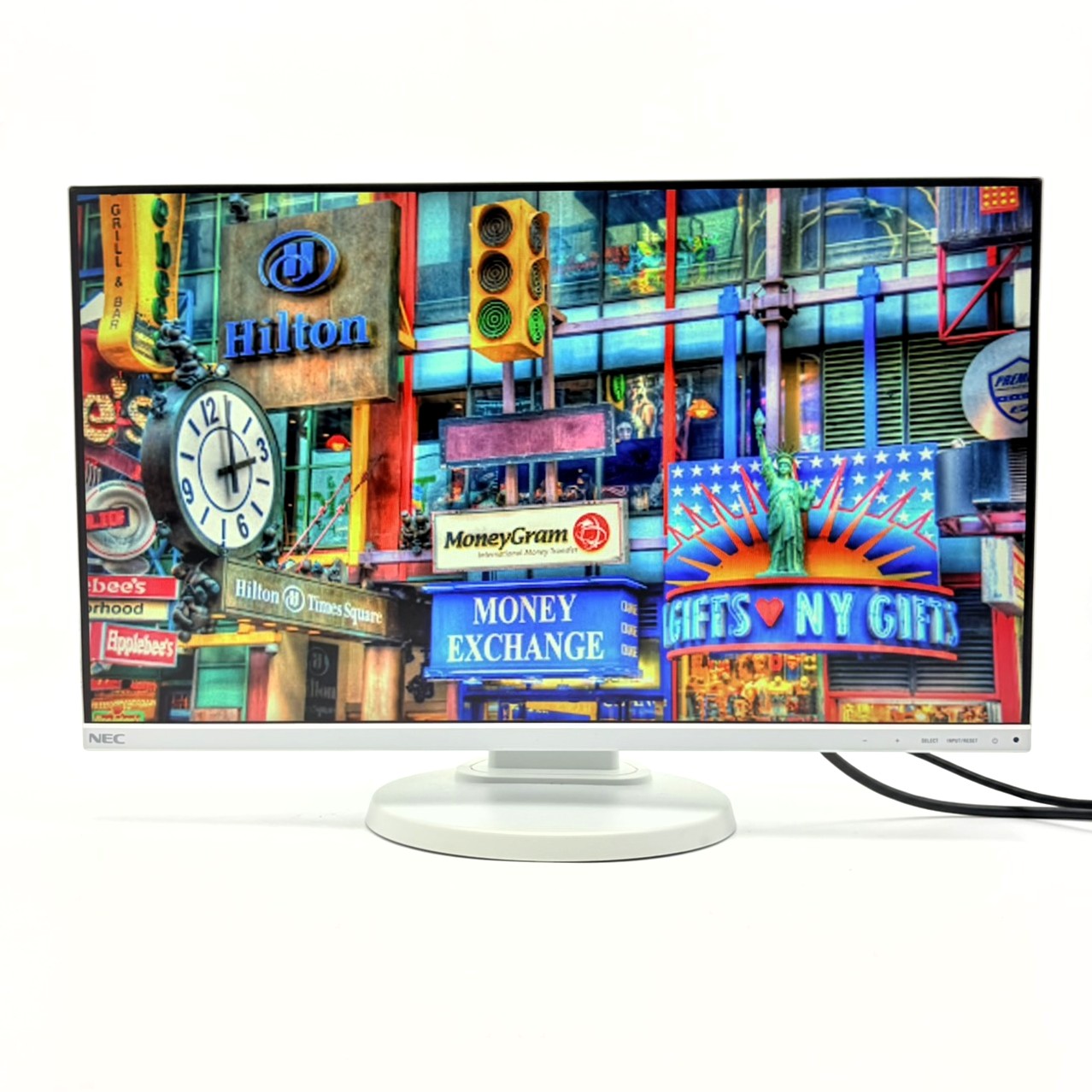 【中古モニター】23.8インチ メーカー NEC 型番 LCD-E241N-C 入力端子 HDMI D-Sub DisplayPort 解像度 1920×1080 Cランク 中古 液晶 モニター PC ディスプレイ