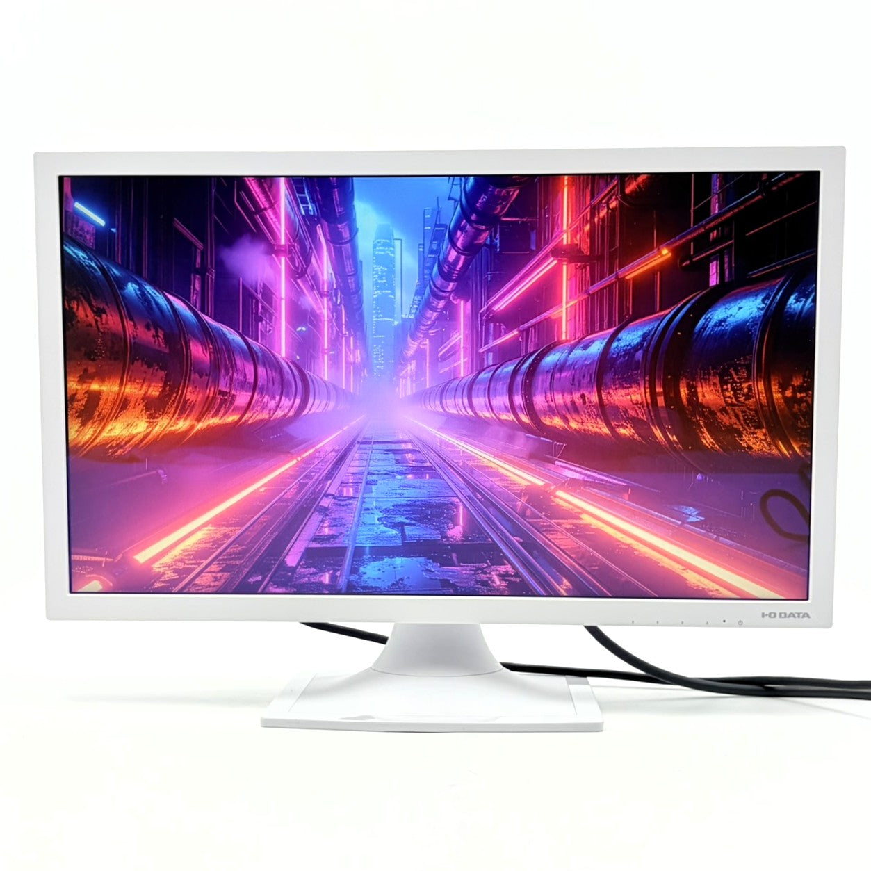 【中古モニター】20.7インチ メーカー I-O DATA 型番 LCD-MF212EW-P 入力端子 HDMI D-Sub DVI 解像度 1920x1080 Aランク 中古 液晶 モニター PC ディスプレイ