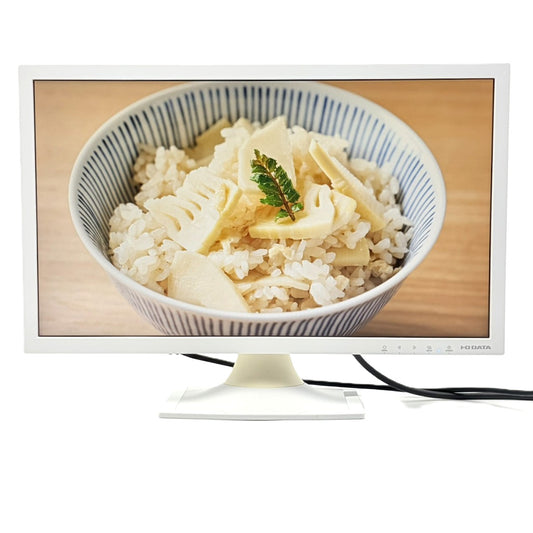 【中古モニター】20.7インチ メーカー I-ODATA 型番 LCD-MF211ESW 入力端子 HDMI D-Sub DVI 解像度 1920x1080 Cランク 中古 液晶 モニター PC ディスプレイ