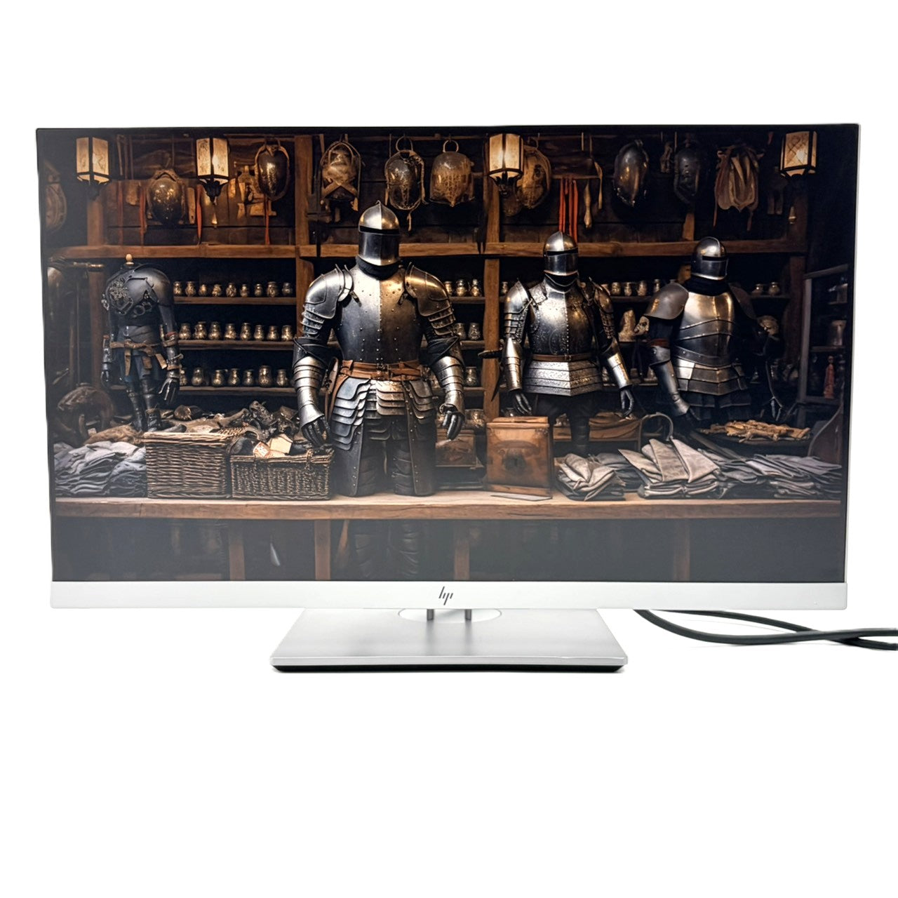 【中古モニター】23.8インチ メーカー HP 型番 E243 入力端子 HDMI D-Sub Displayport 解像度 1920x1080 Bランク 中古 液晶 モニター PC ディスプレイ
