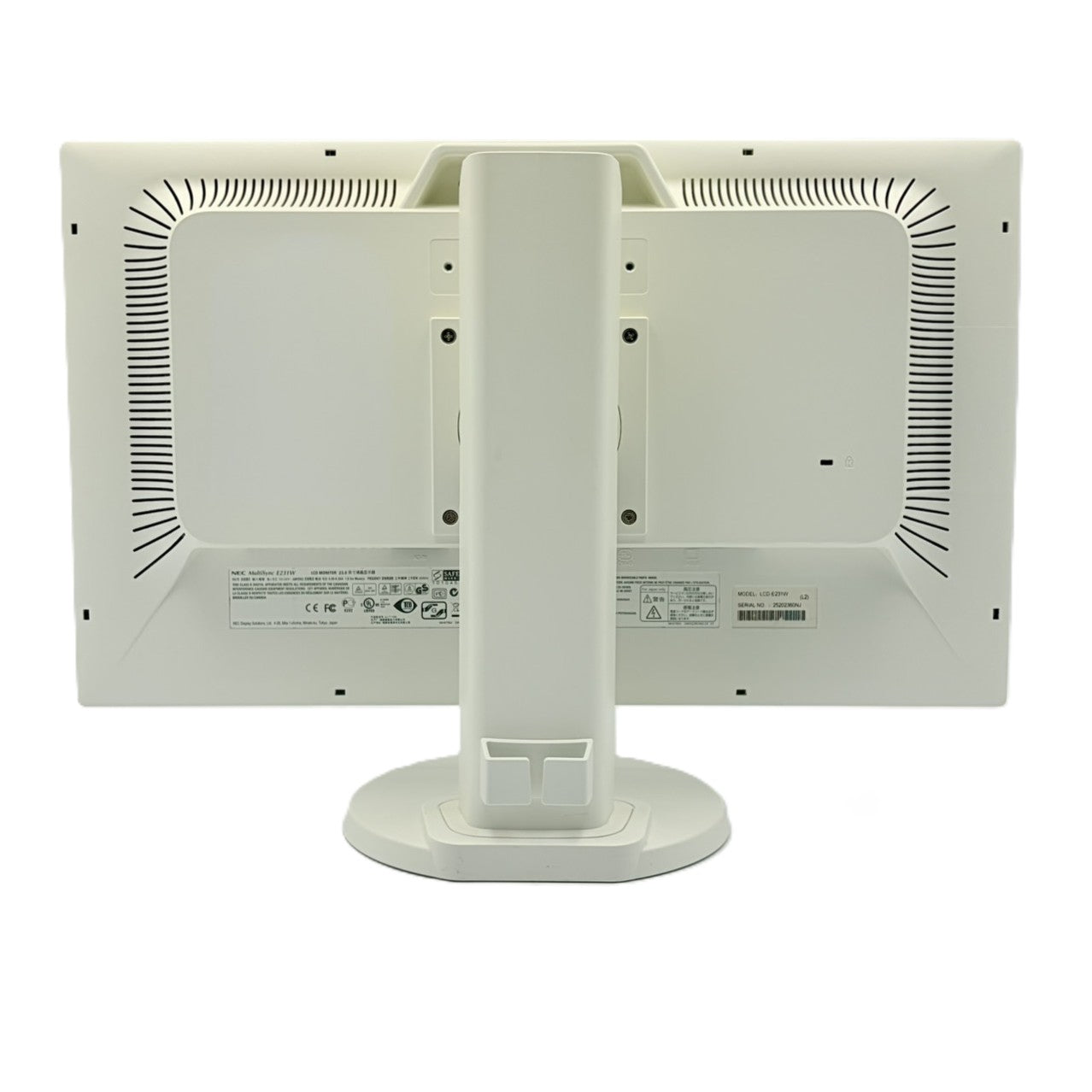 中古モニター】23インチ メーカー NEC 型番 LCD-E231W 入力端子 D-Sub