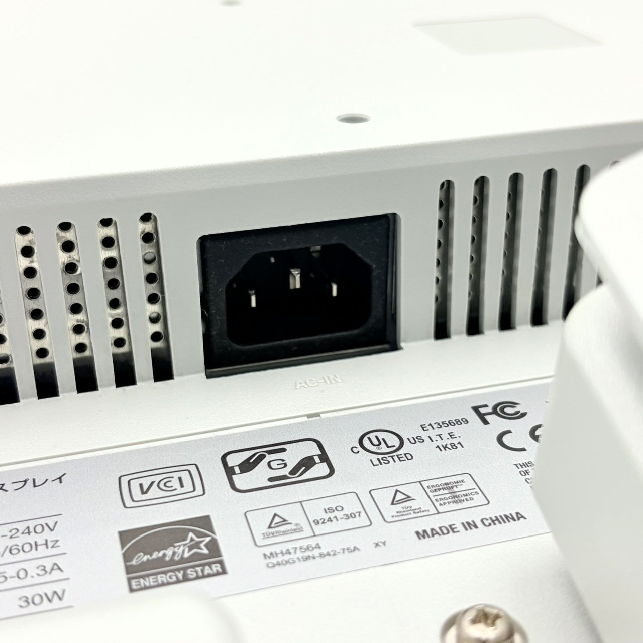 【中古モニター】19インチ メーカー NEC 型番 LCD-ASAS192M 入力端子 D-Sub DVI 解像度 1280x1024 Cランク 中古 液晶 モニター PC ディスプレイ