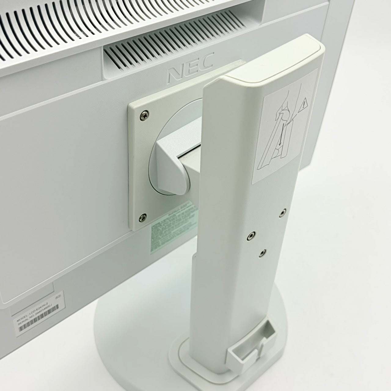 【中古モニター】23.8インチ メーカー NEC 型番 LCD-E241N-2 入力端子 HDMI D-Sub DisplayPort 解像度 1920×1080 Cランク 中古 液晶 モニター PC ディスプレイ