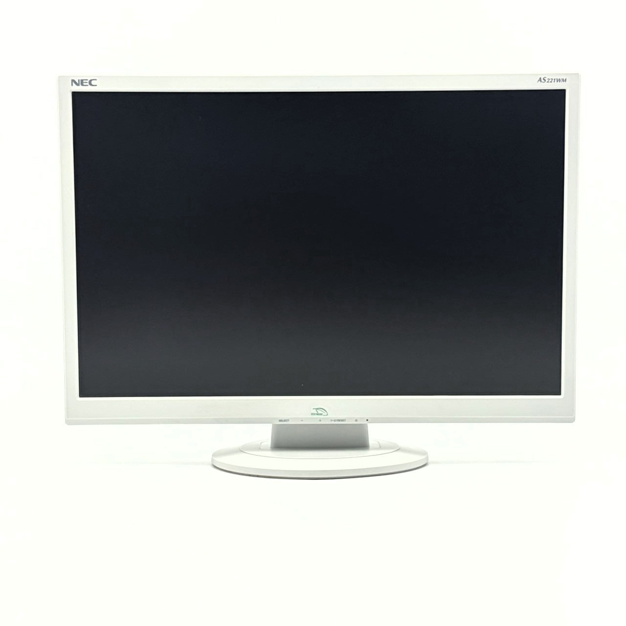 【中古モニター】22インチ メーカー NEC 型番 LCD-AS221WM 入力端子 D-Sub DVI 解像度 1680×1050 Cランク 中古 液晶 モニター PC ディスプレイ