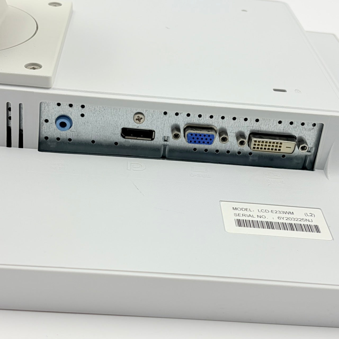 【中古モニター】23インチ メーカー NEC 型番 LCD-E233WM 入力端子 D-Sub DVI DisplayPort 解像度 1920×1080 Cランク 中古 液晶 モニター PC ディスプレイ