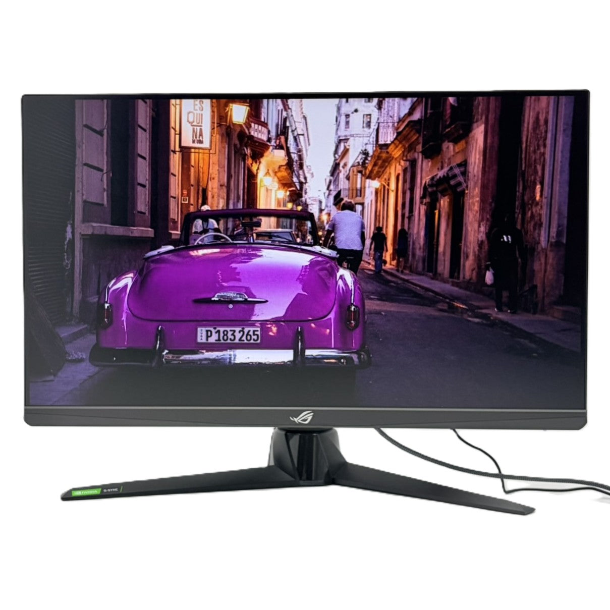 【中古モニター】24.5インチ メーカー ASUS 型番 XG256 入力端子 HDMI DisplayPort 解像度 1920×1080 Aランク 中古 液晶 モニター PC ディスプレイ