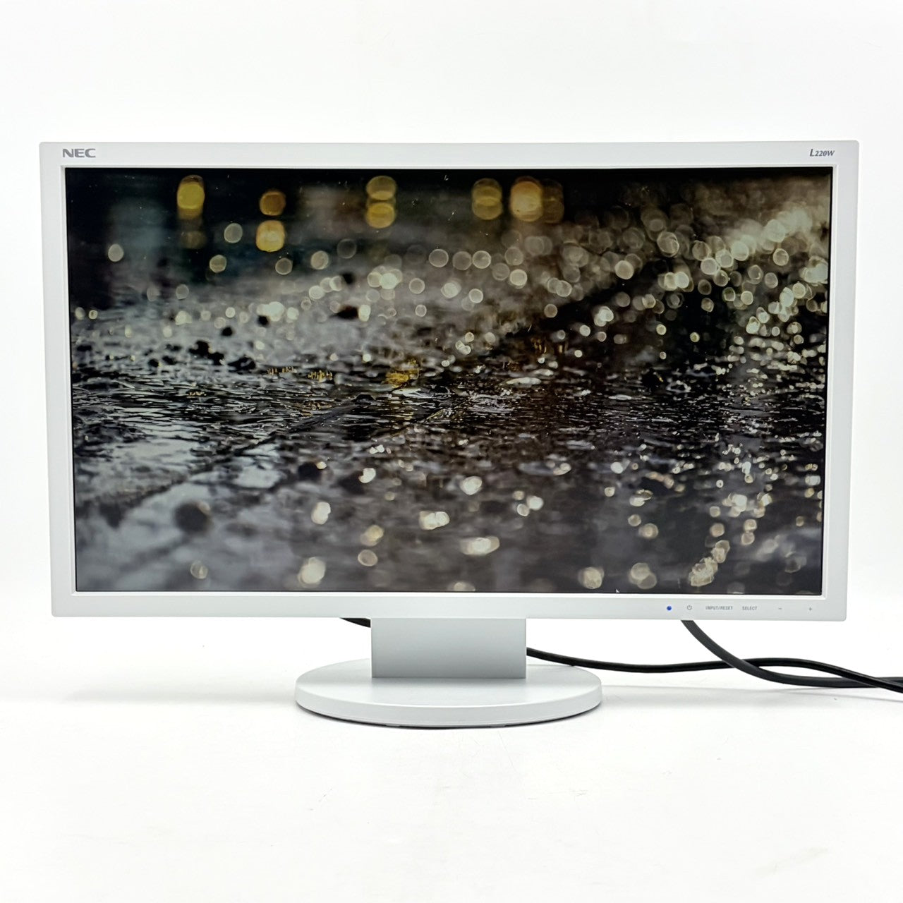 【中古モニター】21.5インチ メーカー NEC 型番 LCD-L220W 入力端子 D-Sub DVI 解像度 1920x1080 Bランク 中古 液晶 モニター PC ディスプレイ