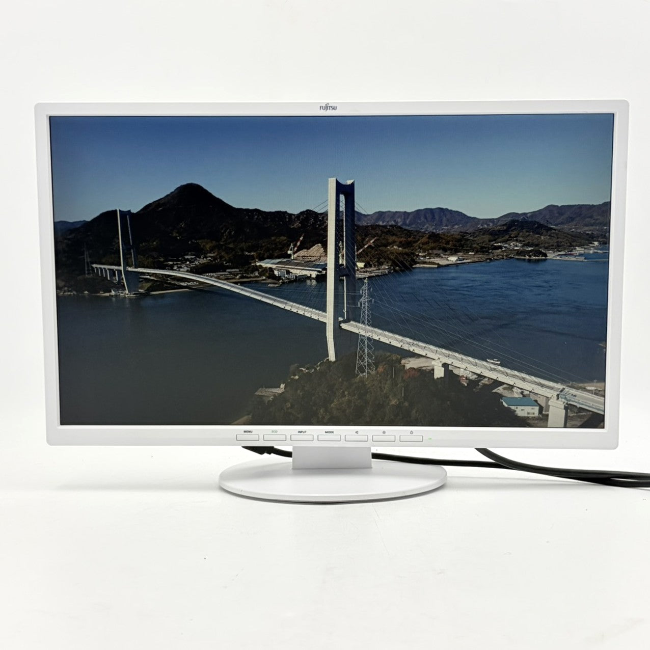 【中古モニター】21.5インチ メーカー FUJITSU 型番 VL-E22-8T 入力端子 D-Sub DVI Displayport 解像度 1920x1080 Cランク 中古 液晶 モニター PC ディスプレイ
