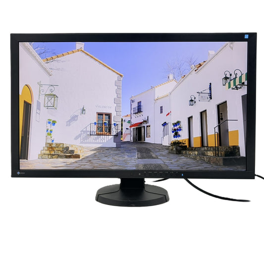 【中古モニター】27インチ メーカー EIZO 型番 EV2736W 入力端子 DVI DisplayPort 解像度 2560x1440 Cランク 中古 液晶 モニター PC ディスプレイ