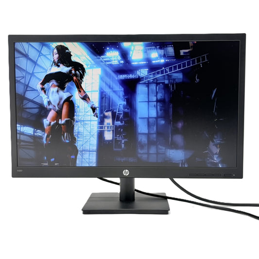 【中古モニター】21インチ メーカー HP 型番 V220 入力端子 D-Sub DVI  解像度 1920x1080 Bランク 中古 液晶 モニター PC ディスプレイ