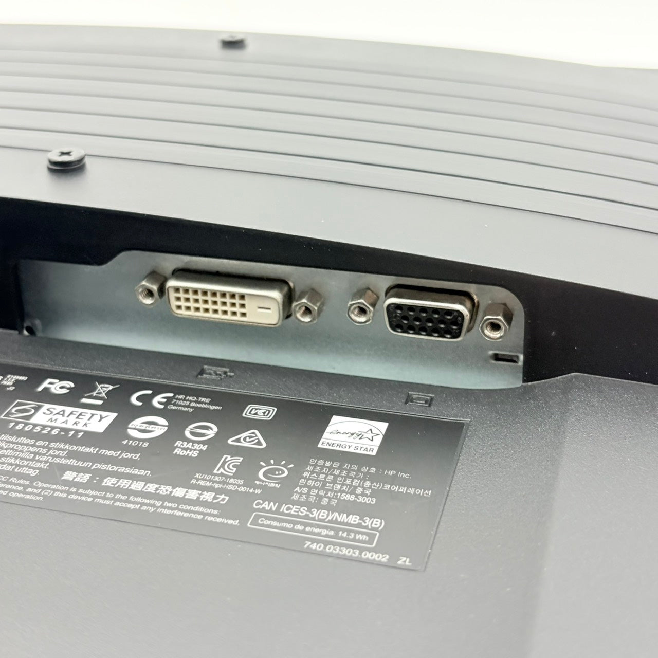【中古モニター】21インチ メーカー HP 型番 V220 入力端子 D-Sub DVI  解像度 1920x1080 Cランク 中古 液晶 モニター PC ディスプレイ