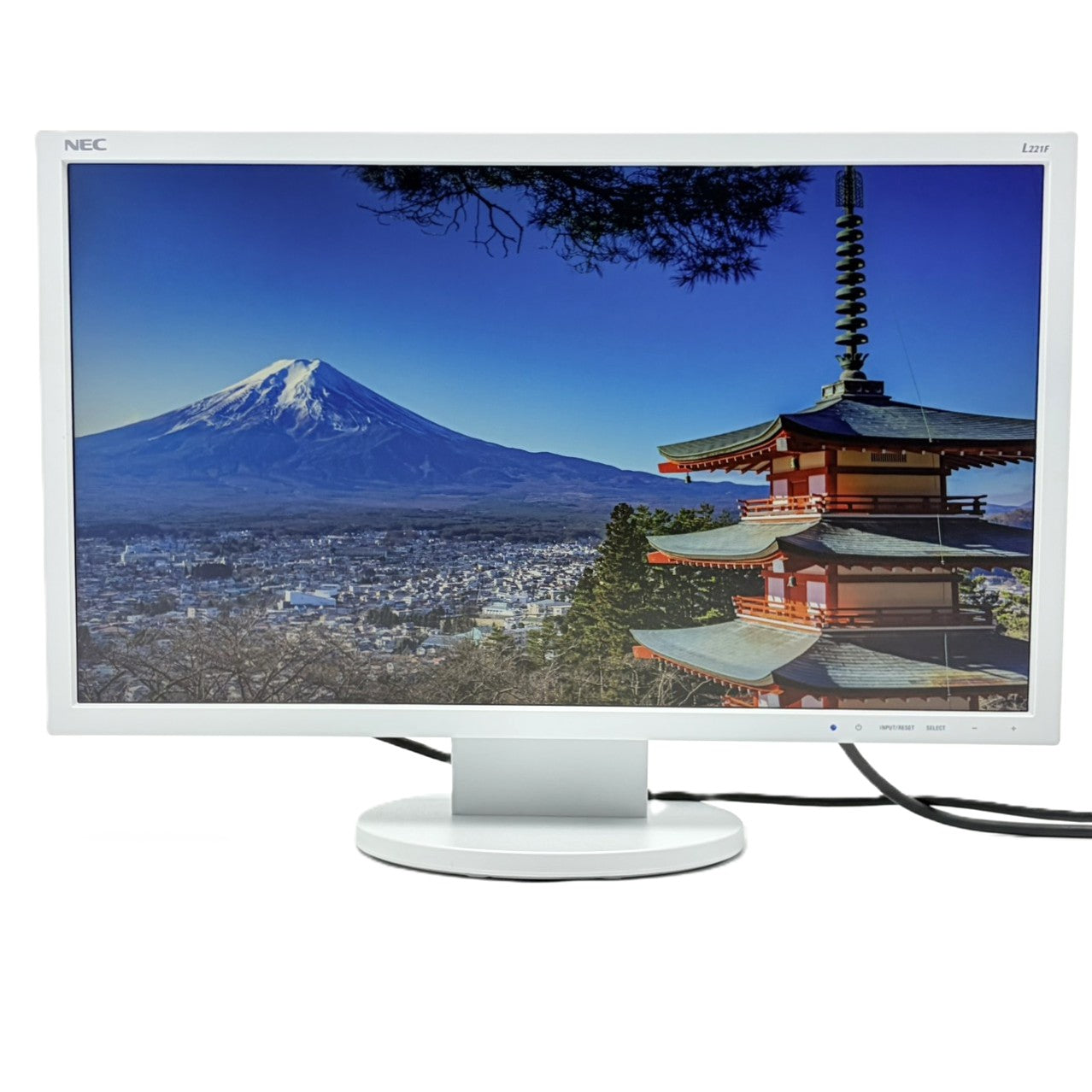 【中古モニター】21.5インチ メーカー NEC 型番 LCD-L221F 入力端子 HDMI D-Sub DisplayPort 解像度 1920x1080 Bランク 中古 液晶 モニター PC ディスプレイ