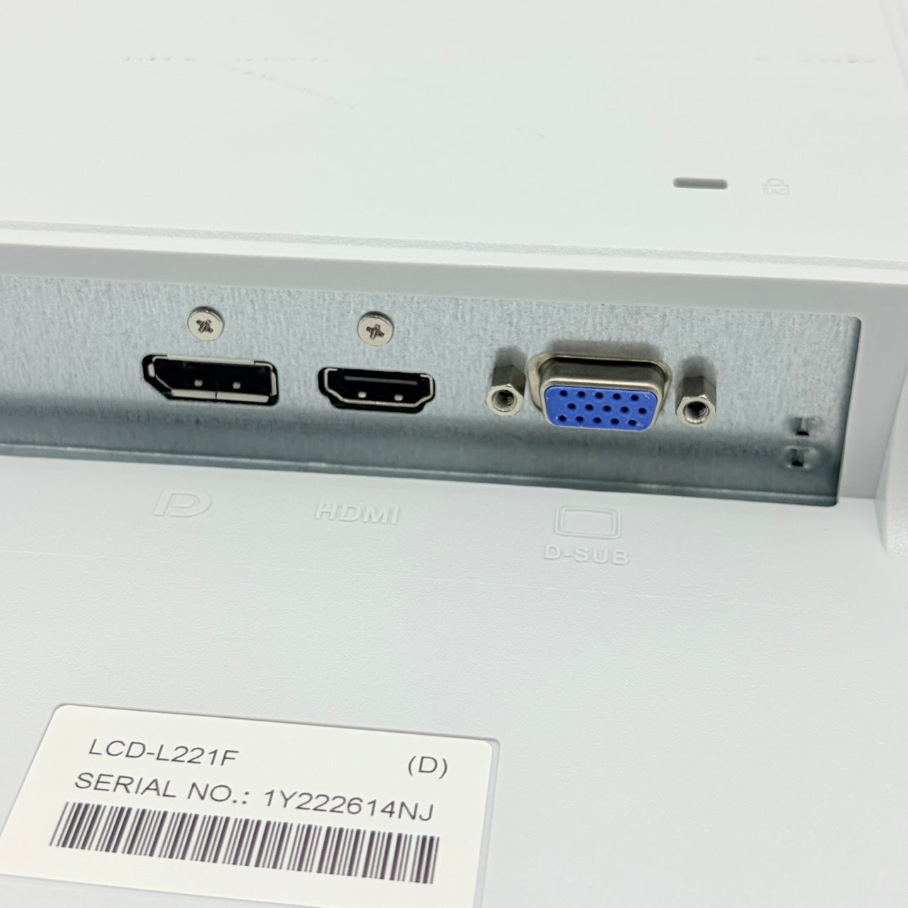 【中古モニター】21.5インチ メーカー NEC 型番 LCD-L221F 入力端子 HDMI D-Sub DisplayPort 解像度 1920x1080 Bランク 中古 液晶 モニター PC ディスプレイ