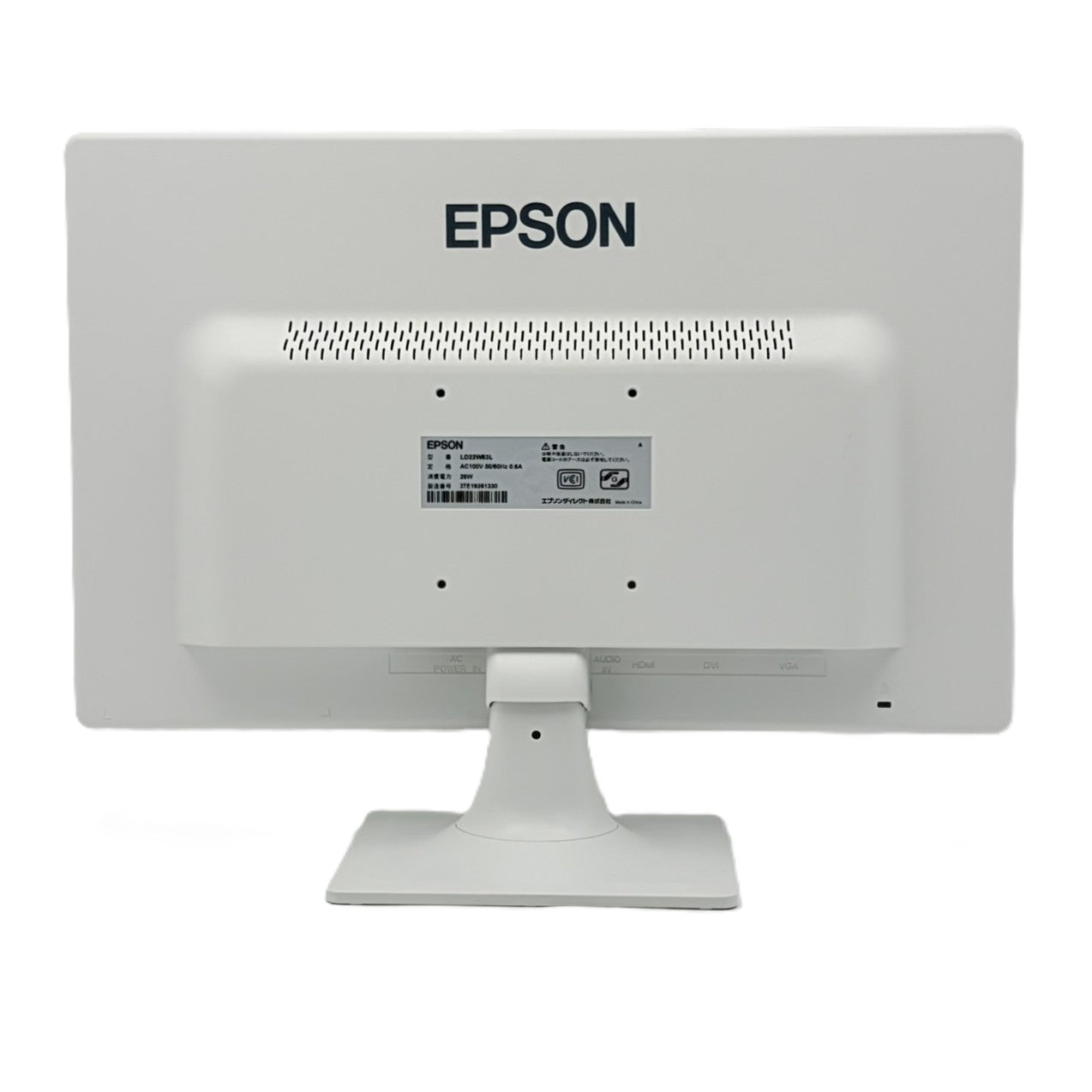 【中古モニター】21.5インチ メーカー EPSON 型番 LD22W83L 入力端子 HDMI D-Sub DVI 解像度 1920x1080 Cランク 中古 液晶 モニター PC ディスプレイ