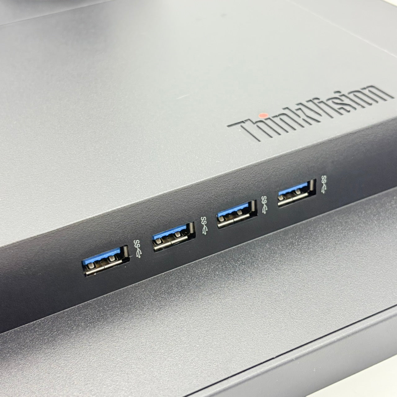 【中古モニター】23インチ メーカー Lenovo 型番 61AB-MAR1-WW 入力端子D-Sub HDMI Displayport 解像度 1920x1080 Cランク 中古 液晶 モニター PC ディスプレイ