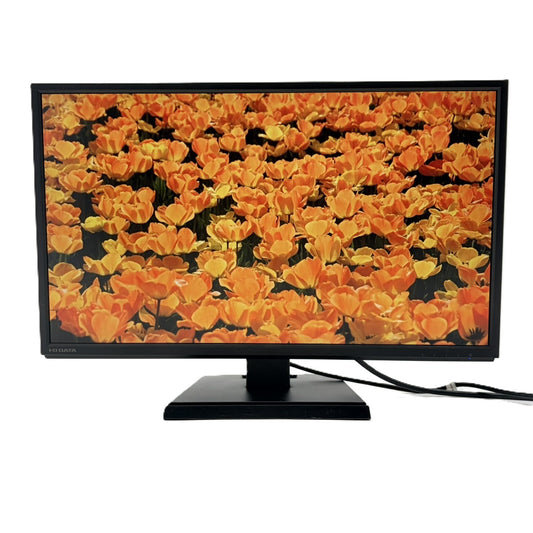 【中古モニター】23.8インチ メーカー I-ODATA 型番 LCD-DF241EDB 入力端子 HDMI D-Sub Displayport 解像度 1920x1080 Aランク 中古 液晶 モニター PC ディスプレイ