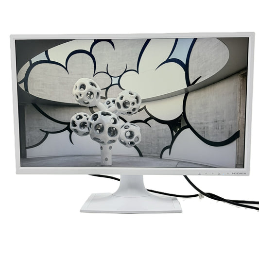 【中古モニター】23.8インチ メーカー I-ODATA 型番 MF244EDSW 入力端子 D-Sub DVI HDMI 解像度 1920x1080 Cランク 中古 液晶 モニター PC ディスプレイ