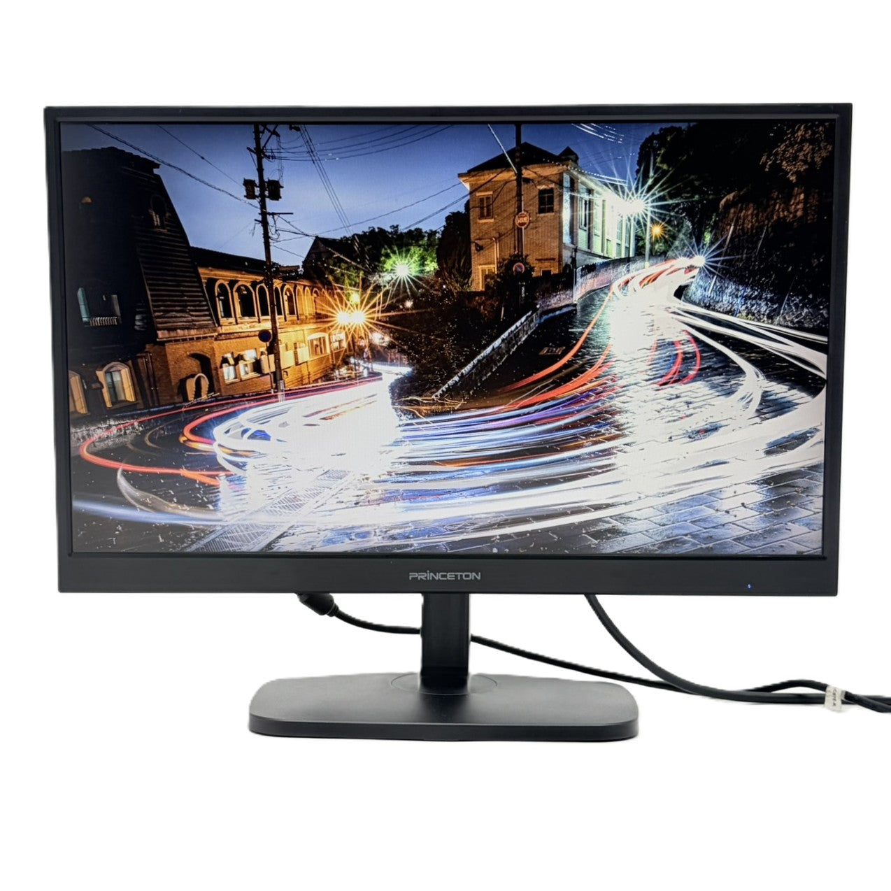 【中古モニター】21.5インチ メーカー PRINCETON 型番 PTFBDE-22W 入力端子 HDMI D-Sub DVI 解像度 1920x1080 Bランク 中古 液晶 モニター PC ディスプレイ
