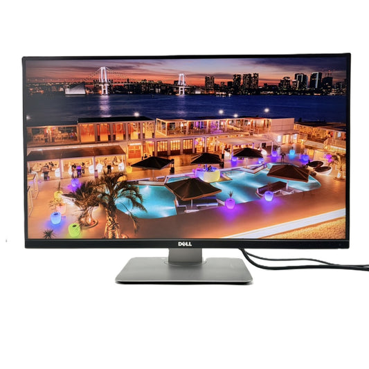 【中古モニター】27インチ メーカー DELL 型番 U2715HC 入力端子 HDMI DisplayPort 解像度 2560× 1440 Cランク 中古 液晶 モニター PC ディスプレイ