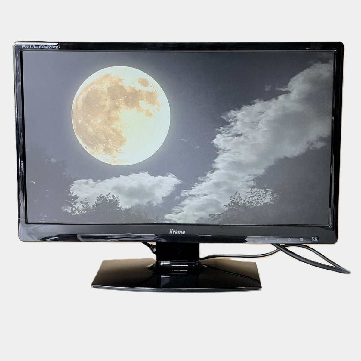 【中古モニター】23.6インチ メーカー iiyama 型番 E2473HS 入力端子 D-Sub DVI HDMI 解像度 1920x1080 Bランク 中古 液晶 モニター PC ディスプレイ