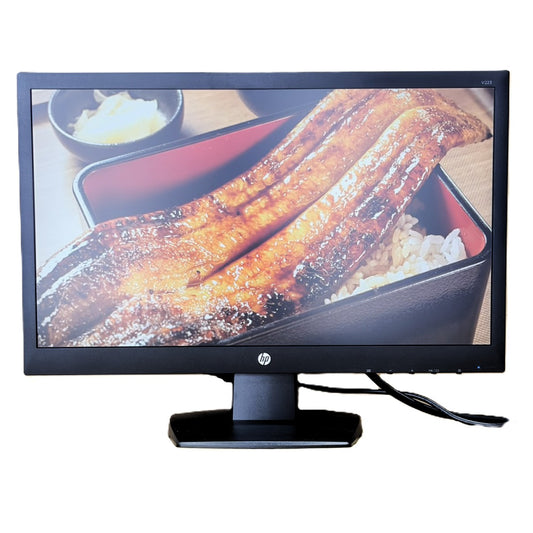 【中古モニター】21.5インチ メーカー HP 型番 V223 入力端子 D-Sub DVI  解像度 1920x1080 Cランク 中古 液晶 モニター PC ディスプレイ