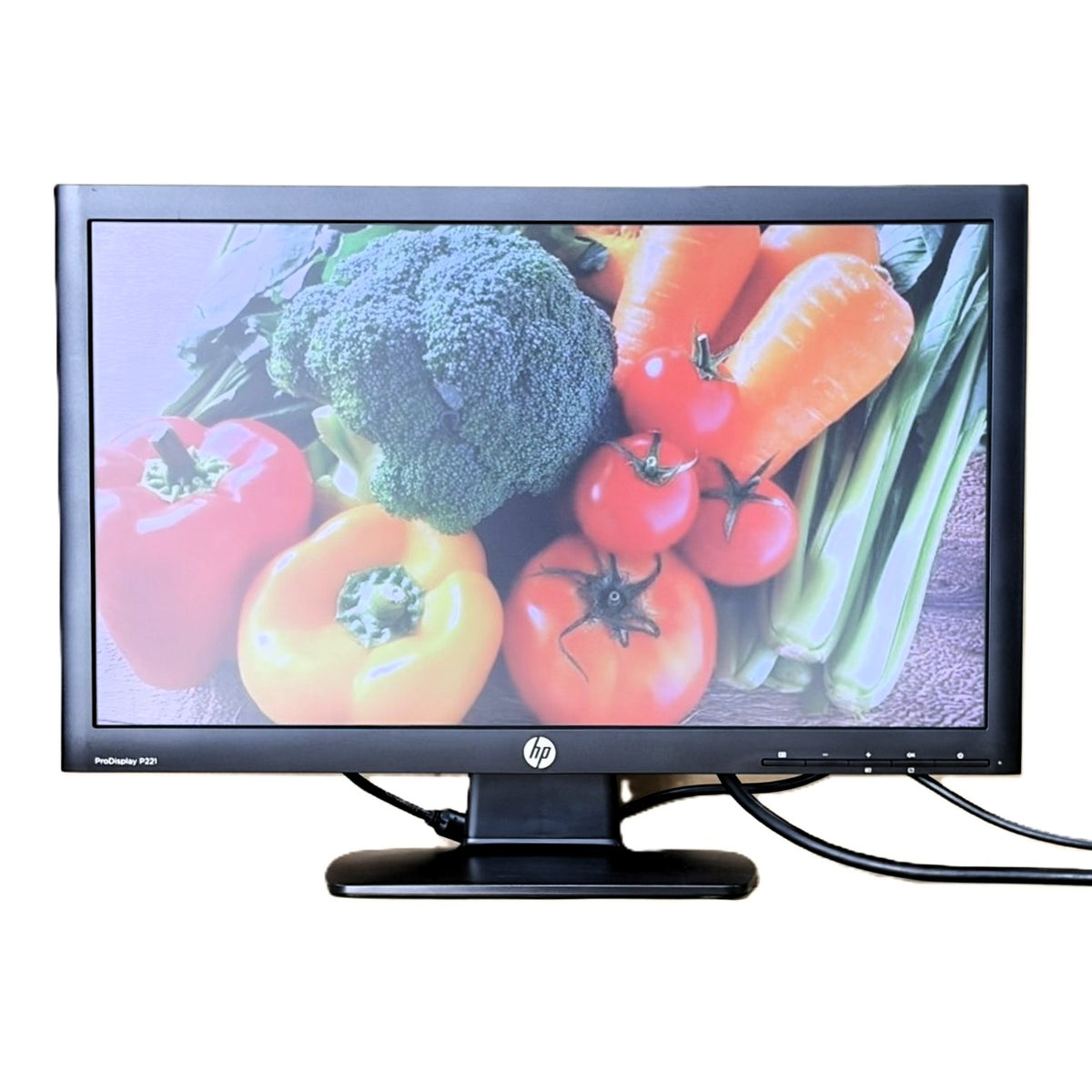 【中古モニター】21.5インチ メーカー HP 型番 P221 入力端子 D-Sub DVI  解像度 1920x1080 Aランク 中古 液晶 モニター PC ディスプレイ